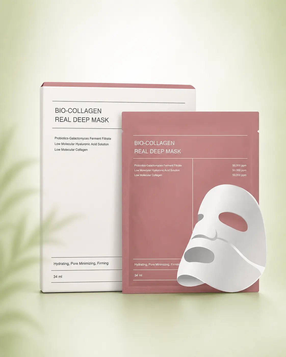 Masque Bio-Collagène - Hydratation Intense Dermelya