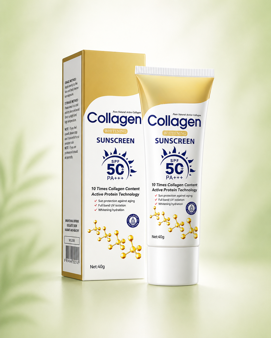 Dermelya - Crème solaire collagène SPF 50+